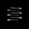 Aluminium Hair Clips x6
