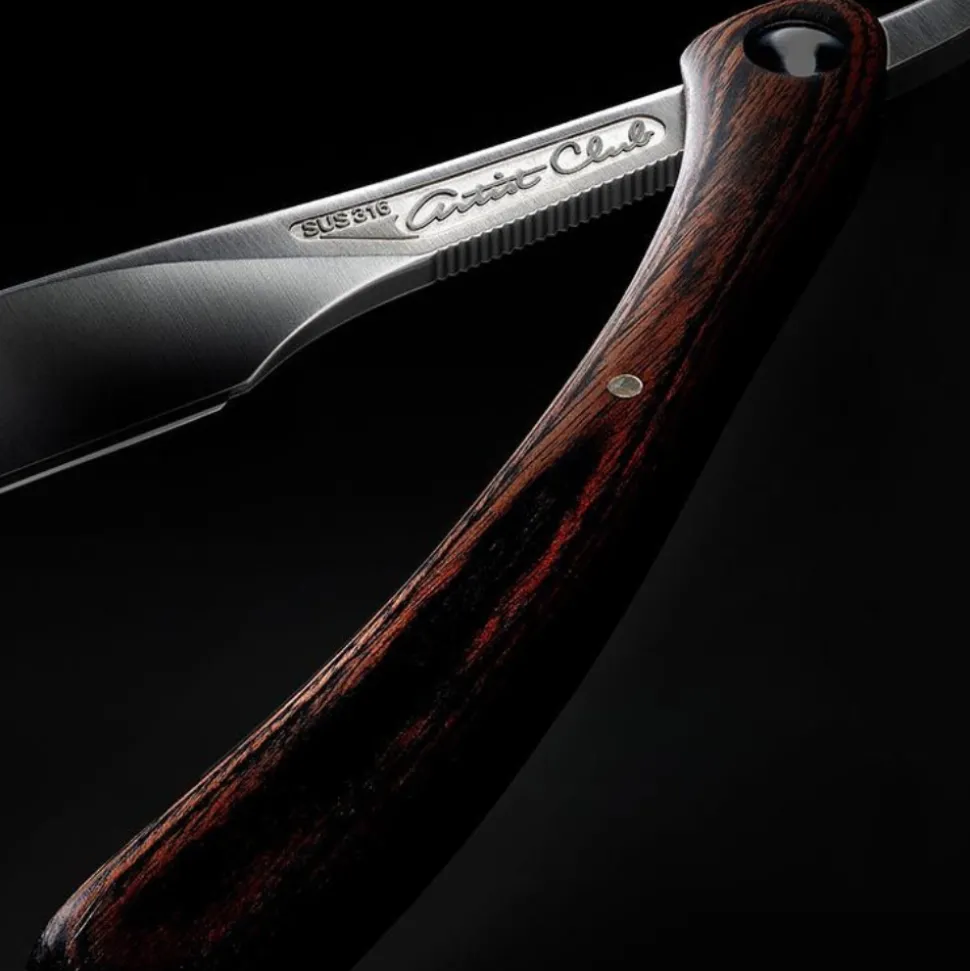 DX Folding Shaving Razor Wood Handle